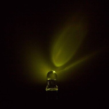 2V 20mA 5mm Şeffaf Yeşil Led 18mm Bacaklı - 3