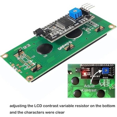 2x16 Lcd Ekran Mavi I2C Modüllü - 7