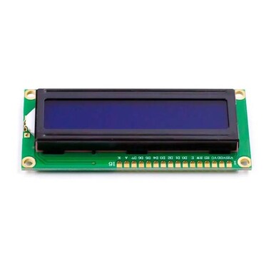 2x16 Lcd Ekran Siyah Üzerine Mavi - LCD1602 AIP31066 Chip - 2