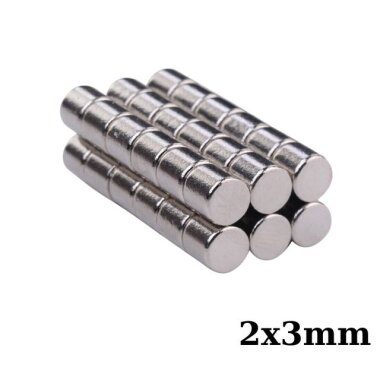 2x3mm Neodyum Güçlü Mıknatıs - Neodim Magnet - Görsu Elektronik