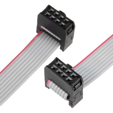 2x4 8 Pin Dişi-Dişi Flat Kablo - 50cm - 2