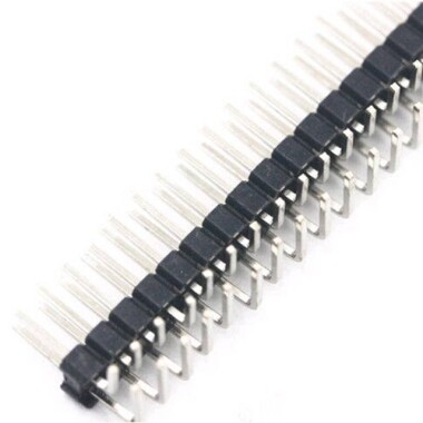 2x40 Pin 90 Derece Pin Başlığı 2.54mm - 2