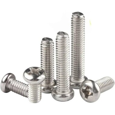 304 Paslanmaz Çelik Çapraz Gömme Yassı Başlı Vida M3 14mm - 1