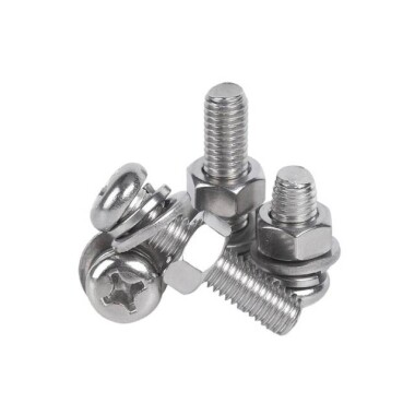 304 Paslanmaz Çelik Çapraz Gömme Yassı Başlı Vida M3 20mm - 1