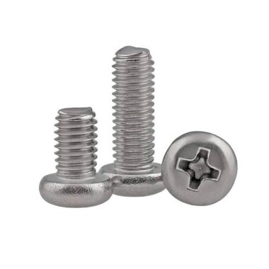 304 Paslanmaz Çelik Çapraz Gömme Yassı Başlı Vida M4 6mm - 1
