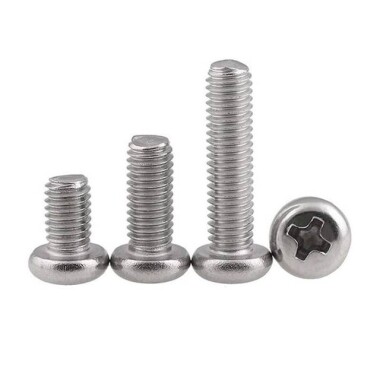 304 Paslanmaz Çelik Çapraz Gömme Yassı Başlı Vida M4 6mm - 2