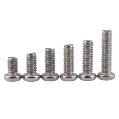 304 Paslanmaz Çelik Çapraz Gömme Yassı Başlı Vida M4 6mm - 3