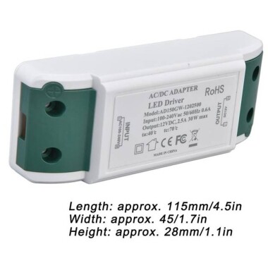 30W 2.5A 12V Led İçin Özel Sürücülü Güç Kaynağı - 2