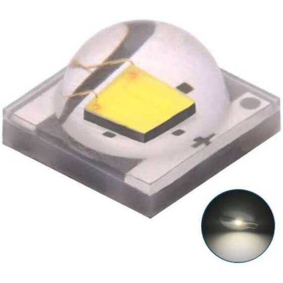 3535 Altın Sarısı 3W 120 Derece Power Led Top Başlıklı - 1