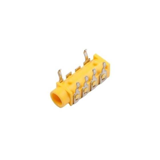 3.5mm Stereo 6 Pin Jack Dişi - Sarı - 1