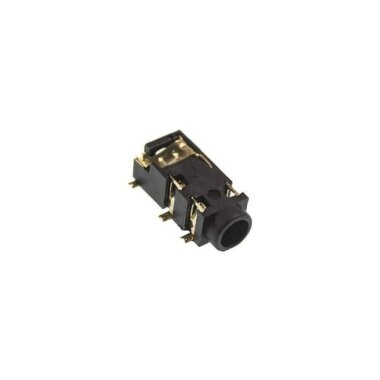 3.5mm Stereo SMD Jack Dişi - Siyah - Görsu Elektronik