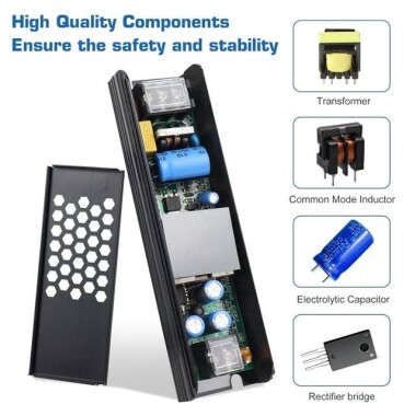 36W 24V 1.5A Ultra İnce Şerit Güç Kaynağı - 5