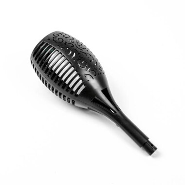 3.7V 5W 96 Led Polikristal Güneş Enerjili Alevli Çim Lambası Pilli - 4