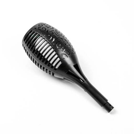 3.7V 5W 96 Led Polikristal Güneş Enerjili Alevli Çim Lambası Pilli - 4