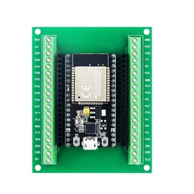 38 Pin ESP32 Geliştirme Kartı İçin Yeşil ESP32 Genişletme Kartı - 3