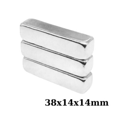 38x14x14mm Neodyum Güçlü Mıknatıs - Neodim Magnet - Görsu Elektronik