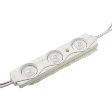 3'lü Mercekli Modül Led - Beyaz 12V 1.2W - 1
