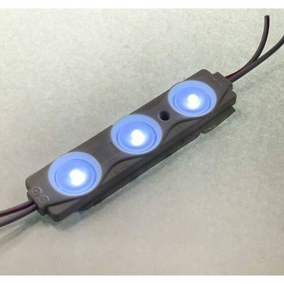 3'lü Mercekli Modül Led - Beyaz 12V 1.2W - 2