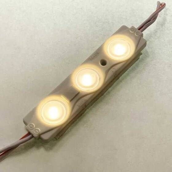 3'lü Mercekli Modül Led - Gün Işığı 12V 1.2W - 2