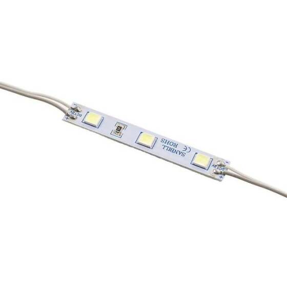 3'lü Merceksiz Modül Led - Beyaz 12V 0.50W - 1