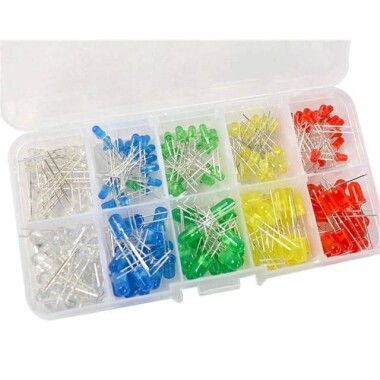 3V 20mA 3mm RGB Led 4 Pin CC 18mm Bacak Uzunluğu - 3