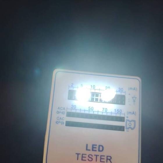 3V 20mA 5mm Şeffaf Yeşil Mantar Led 28mm Bacak Uzunluğu - 2