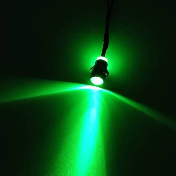 3V 3mm Sarı LED 20cm Kablolu - 1