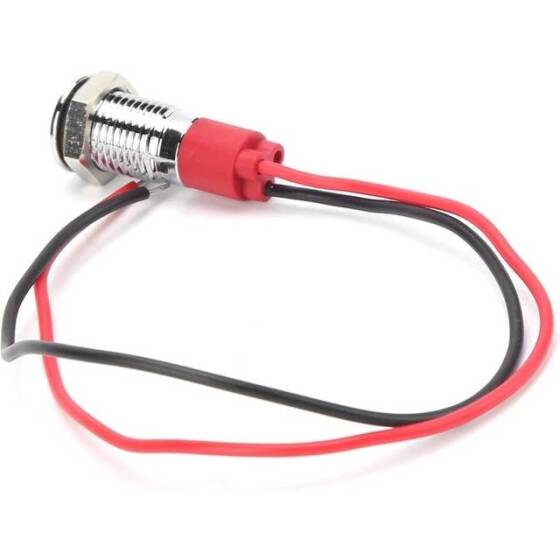 3V 8mm Şeffaf Mor LED 20cm Kablolu - 4