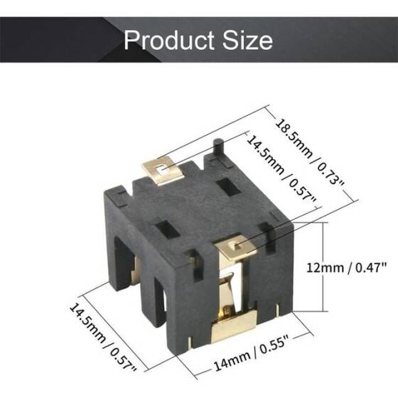 3V AG13 Düğme Pil Yuvası - 2