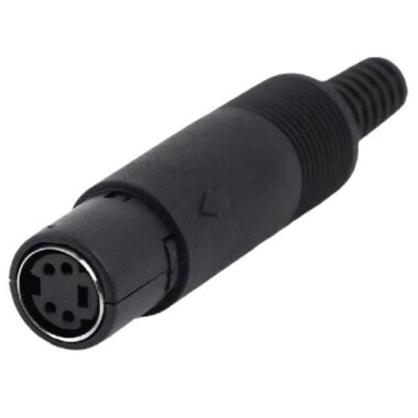 4 Pin Dişi Mini DIN Konnektör - Görsu Elektronik