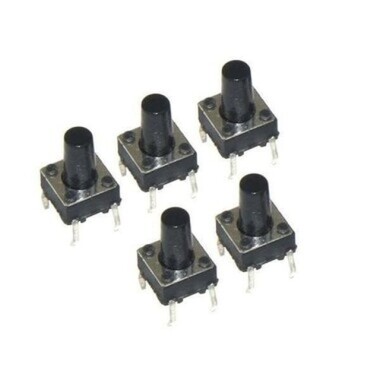 4 Pinli 6X6X9.5mm Tactile Push Buton - Görsu Elektronik