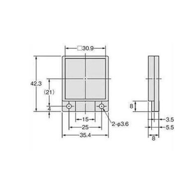 42x35 Reflektör / Mesafe Sensörleri Uyumlu - 2