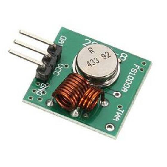 433 MHz RF Kablosuz Verici - 1