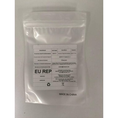 48-72V 3mm Şeffaf Buz Mavisi LED 20cm Kablolu - 5