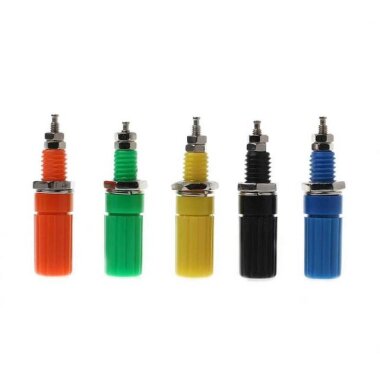 4mm Born Jak - Banana Siyah Dişi Soket Vidalı - 3