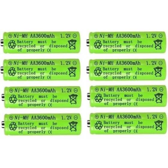4PCS GP AA 3600MAH Ni-MH Şarj Edilebilir Pil - 4