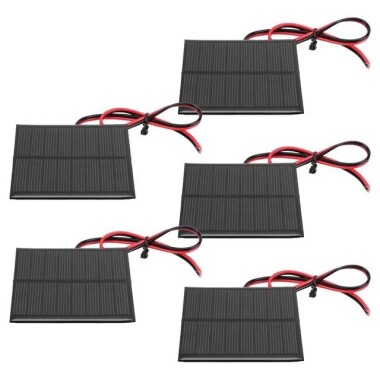 4V 160MA Günel Paneli - Solar Panel - Güneş Pili 15cm Kablolu 70x70mm - 2