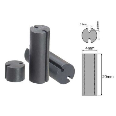 4x20mm Led Distans (Standoff) - Siyah - Görsu Elektronik