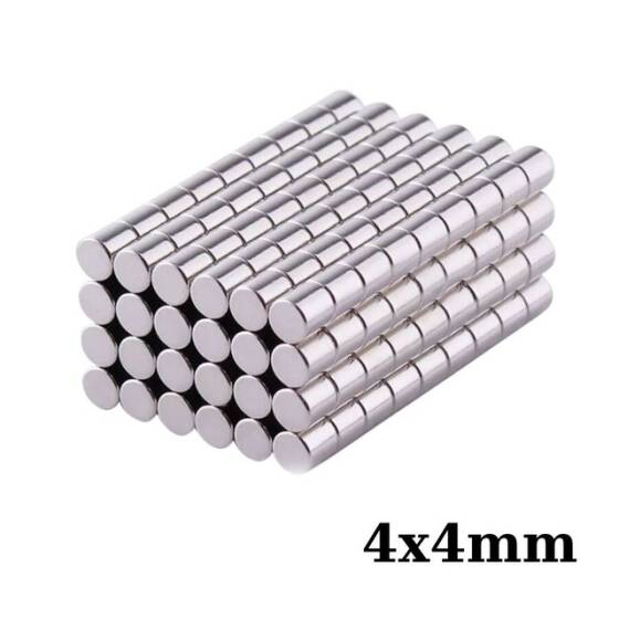 4x4mm Neodyum Güçlü Mıknatıs - Neodim Magnet - 1