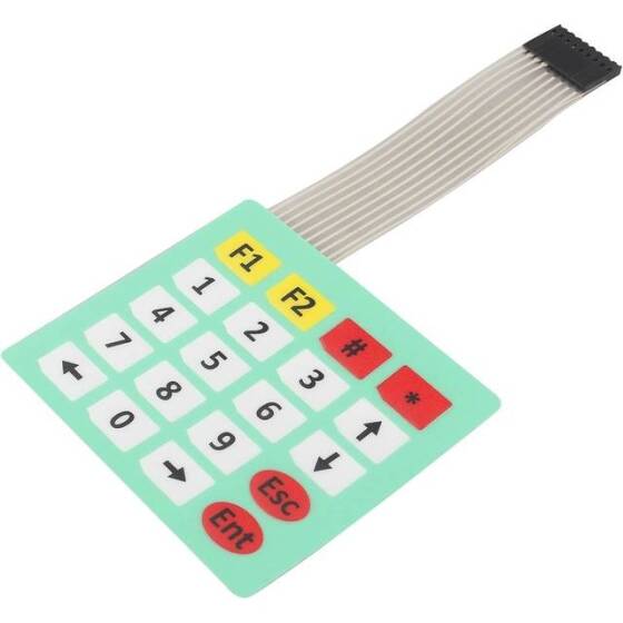 4x5 20 Tuşlu Membran Keypad - 2