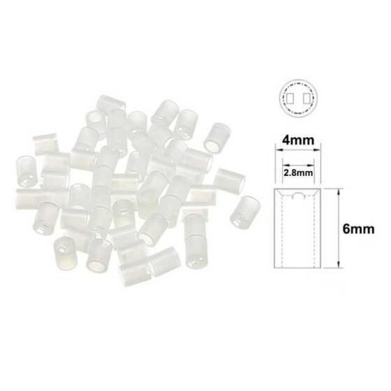 4x6mm Led Distans (Standoff) - Beyaz - 1