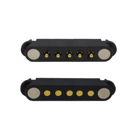 5 Pin 2.54mm Pogo Pin Manyetik Konnektör Takımı - 1