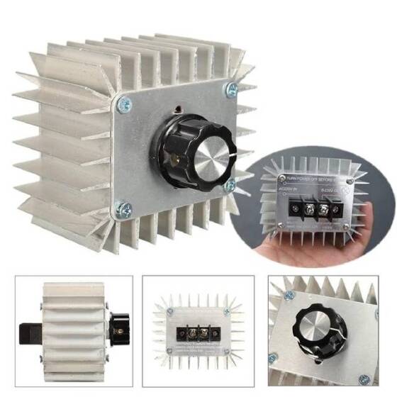 5000W 220V AC Motor Dimmer Hız Kontrol Kartı - 4