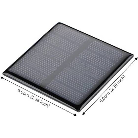 5.5V 80MA Güneş Paneli - Solar Panel - Güneş Pili 60x60mm - 3