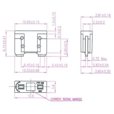 5A Mini Alçak Profil Oto Sigorta - Bıçak Sigorta - 2