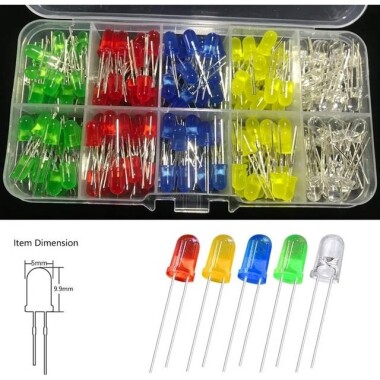 5mm Beyaz Led 18mm Bacaklı - 2