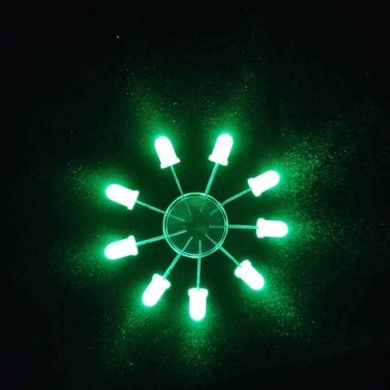 5mm Beyaz Led 18mm Bacaklı - 5