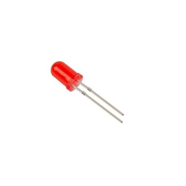 5mm Kırmızı Led 18mm Bacaklı - 5