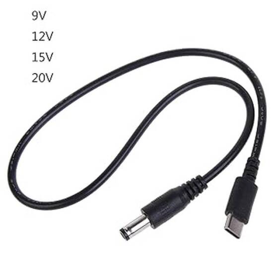 5V 0.6A - 9V 0.6A Dönüştürücü USB Booster Kablo 1 Metre 5.5x2.1mm - 2