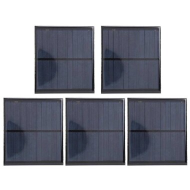 5V 160MA Günel Paneli - Solar Panel - Güneş Pili 15cm Kablolu 70x90mm - 1